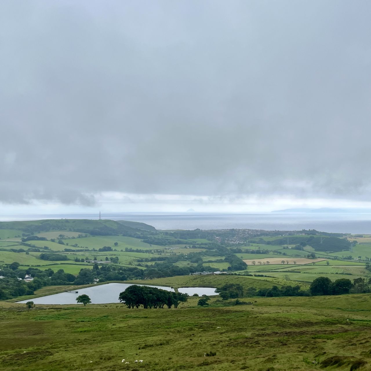 looking back towards West Kilbride